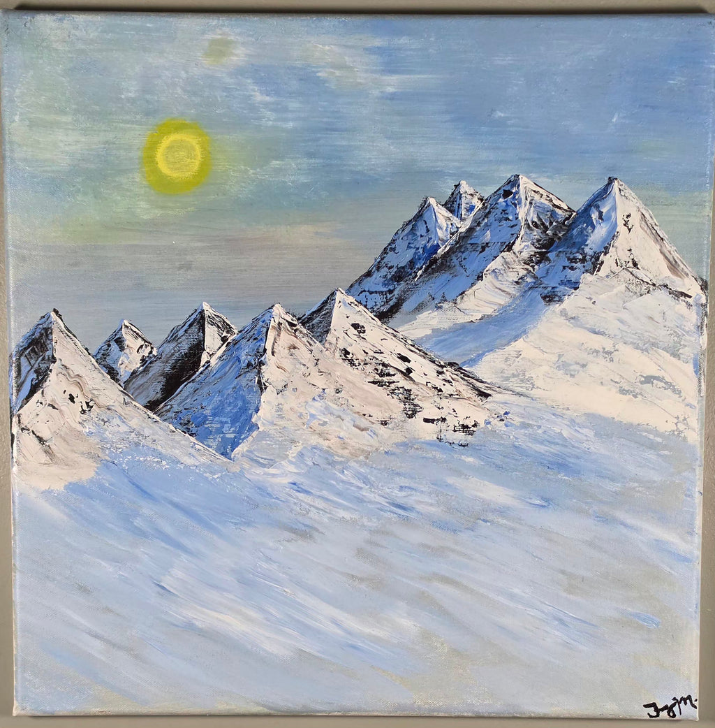 Frozen Peaks Print