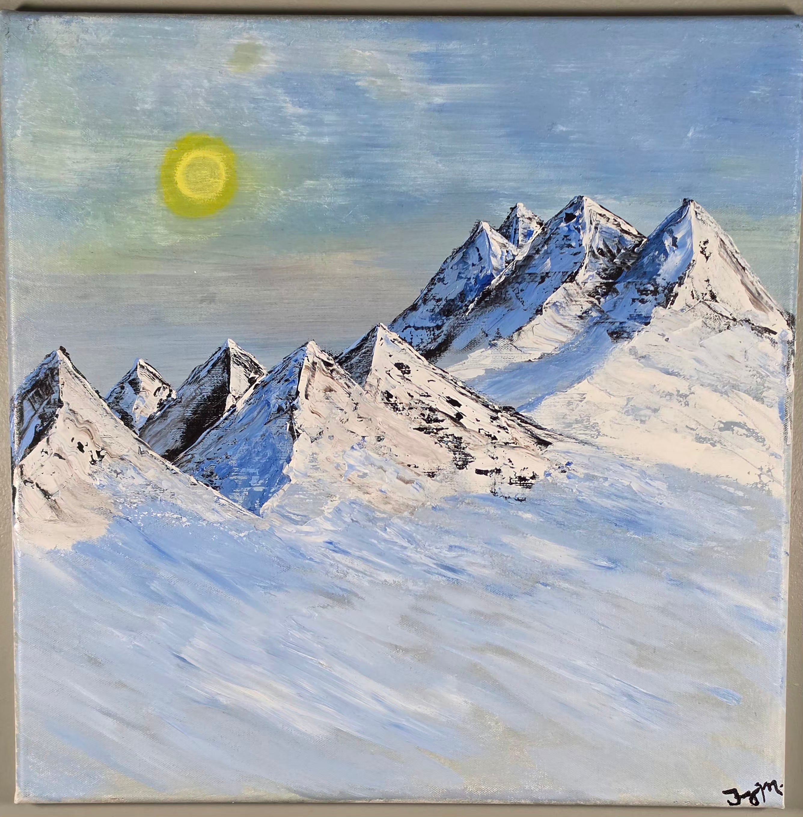 Frozen Peaks Print