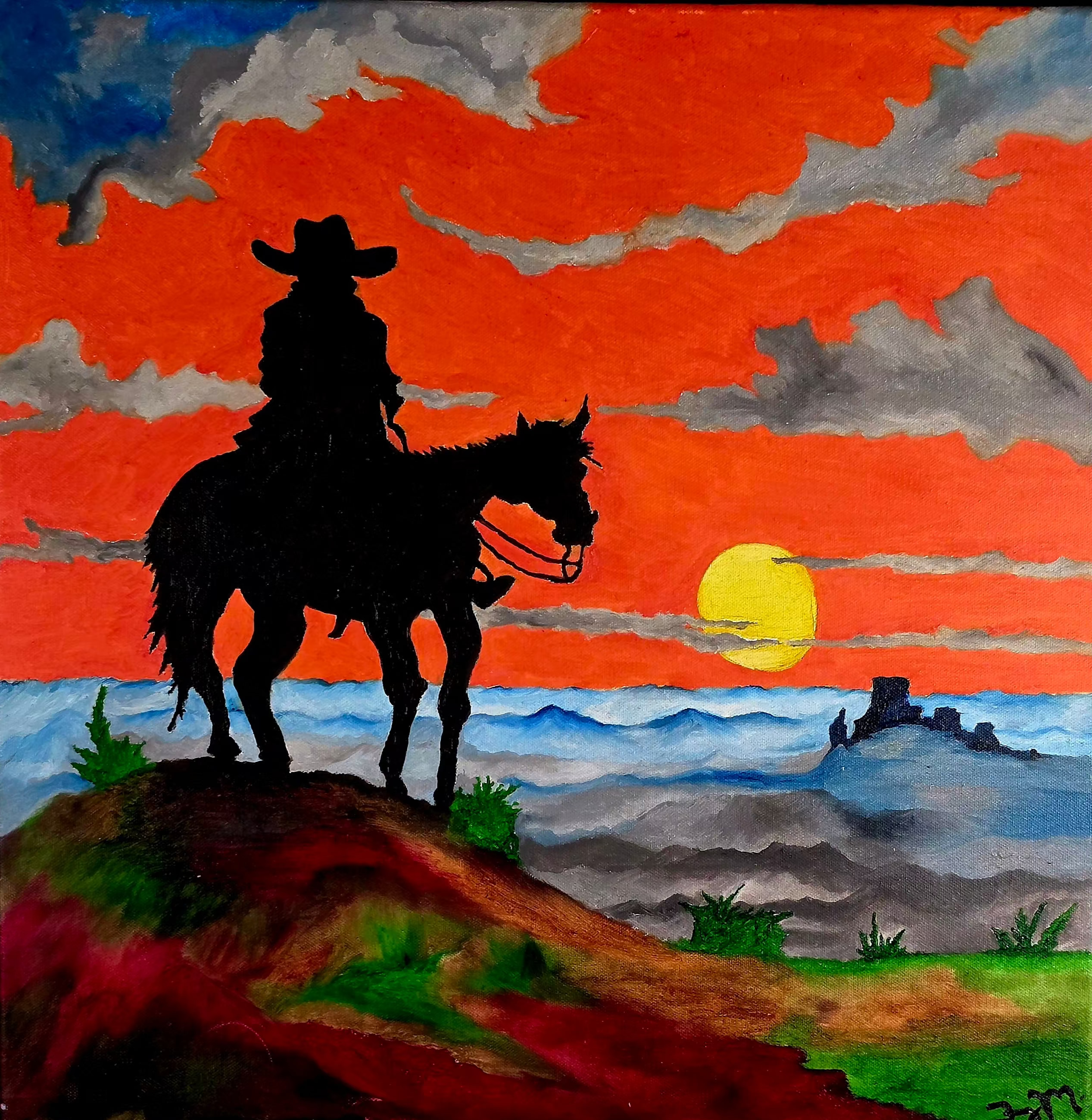 The Land Watcher Print