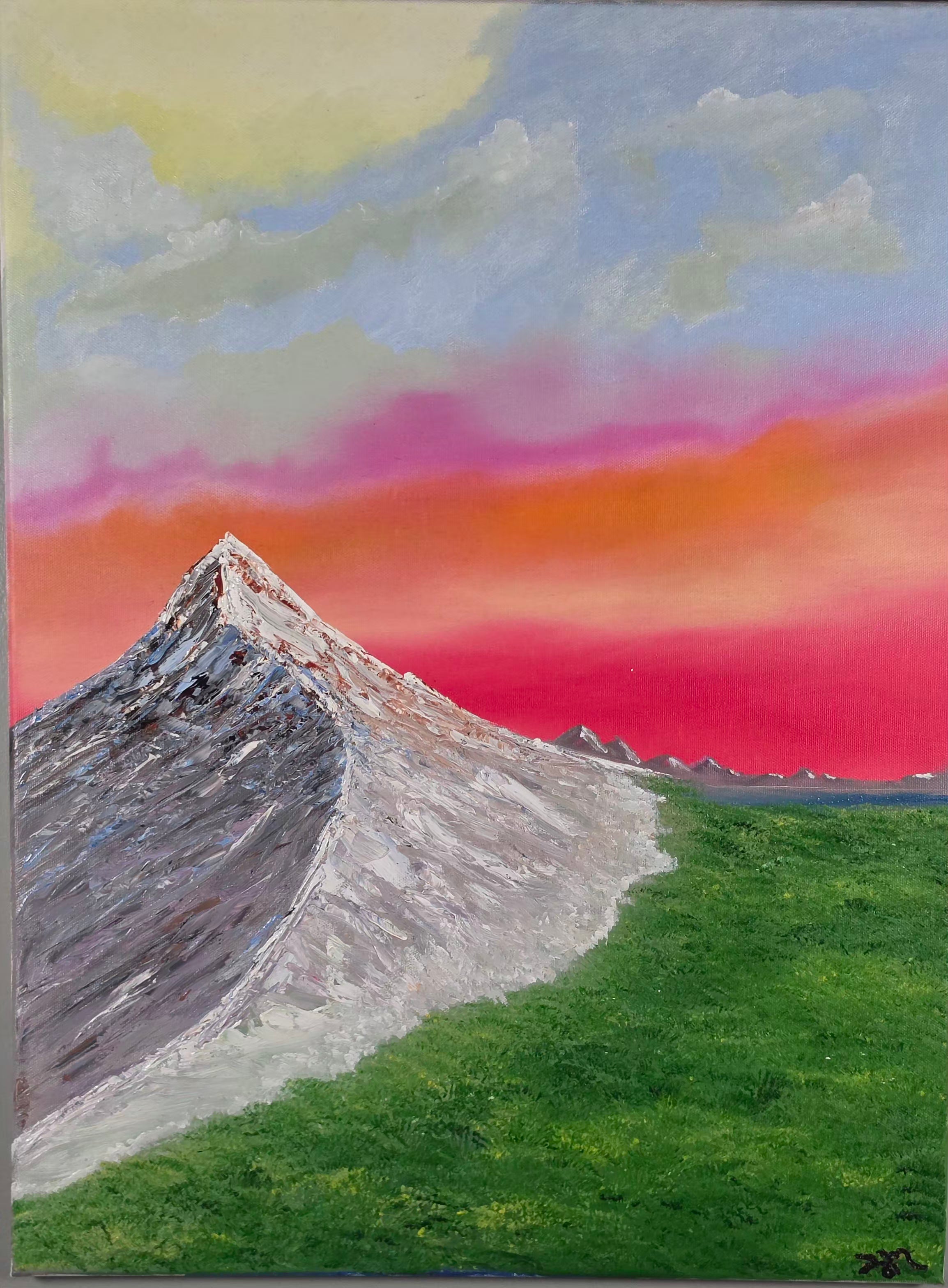 Where Seasons Meet 18x24 Oil on Canvas