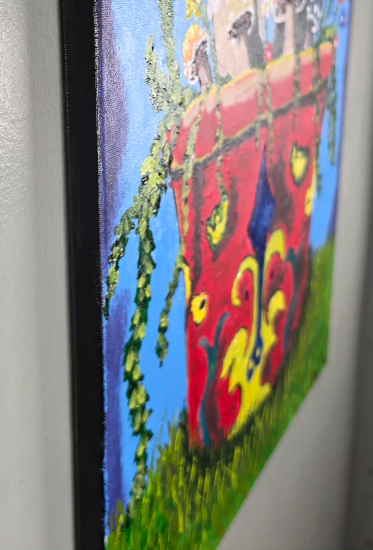 The Mushroom Pot 16x20 Acrylic on Canvas