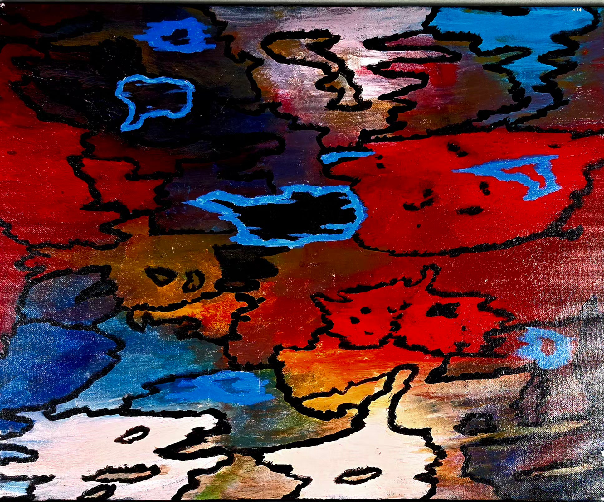 Puzzel Me This 16x20 Acrylic on Canvas