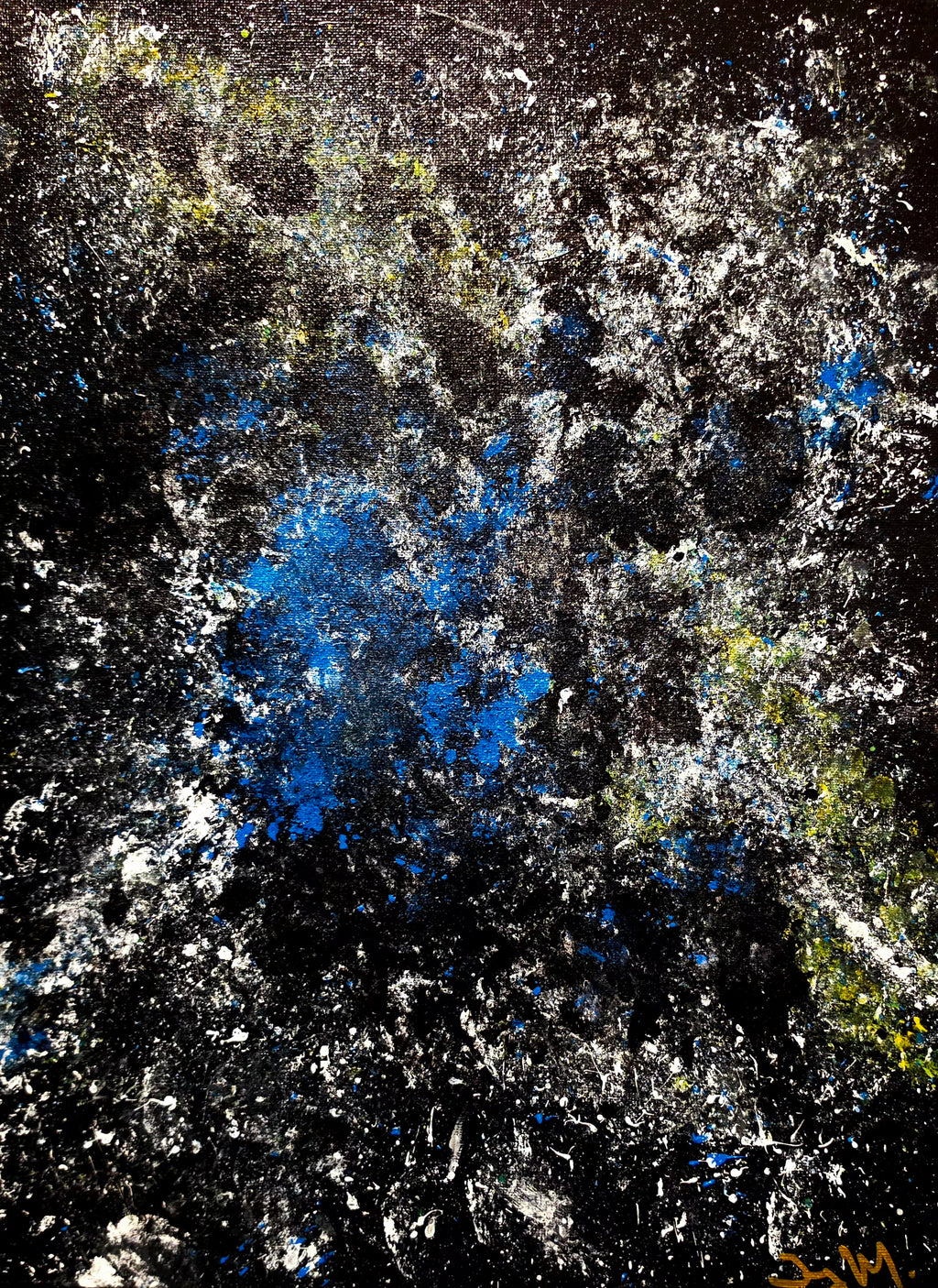 A New Galaxy 12x16 Acrylic on Canvas board