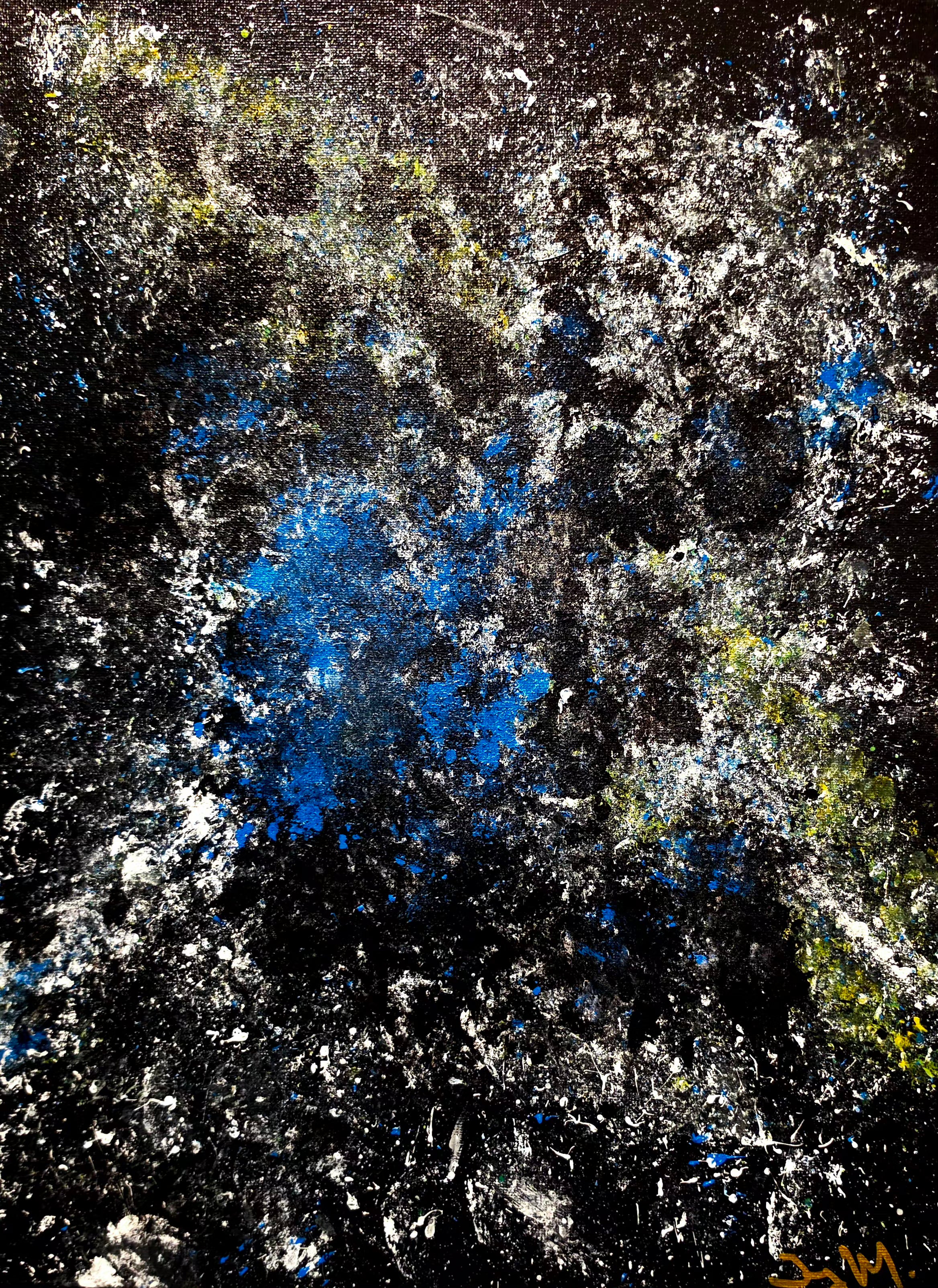 A New Galaxy 12x16 Acrylic on Canvas board