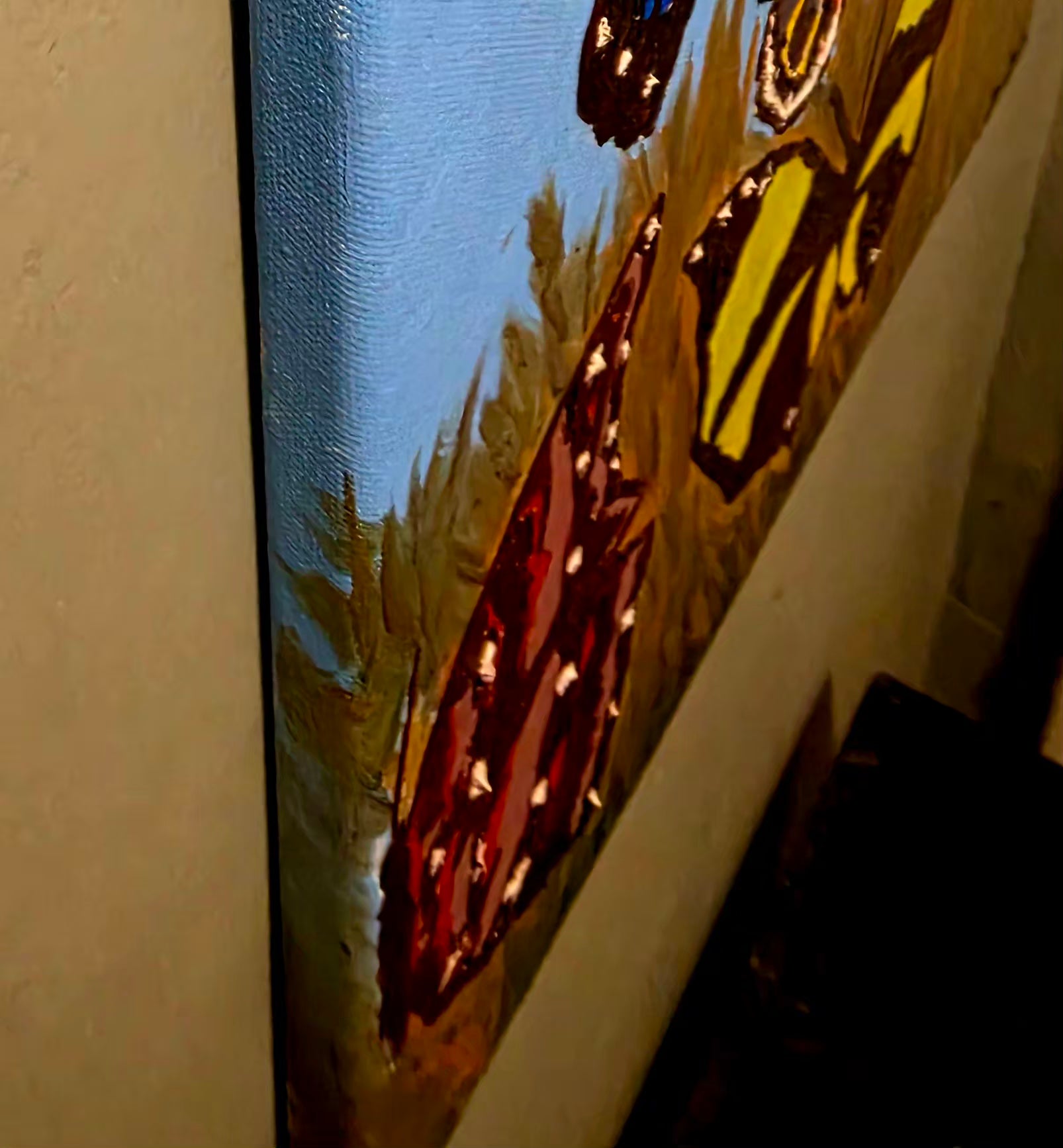 Butterfly Fly Summer 18x24 Oil on Canvas