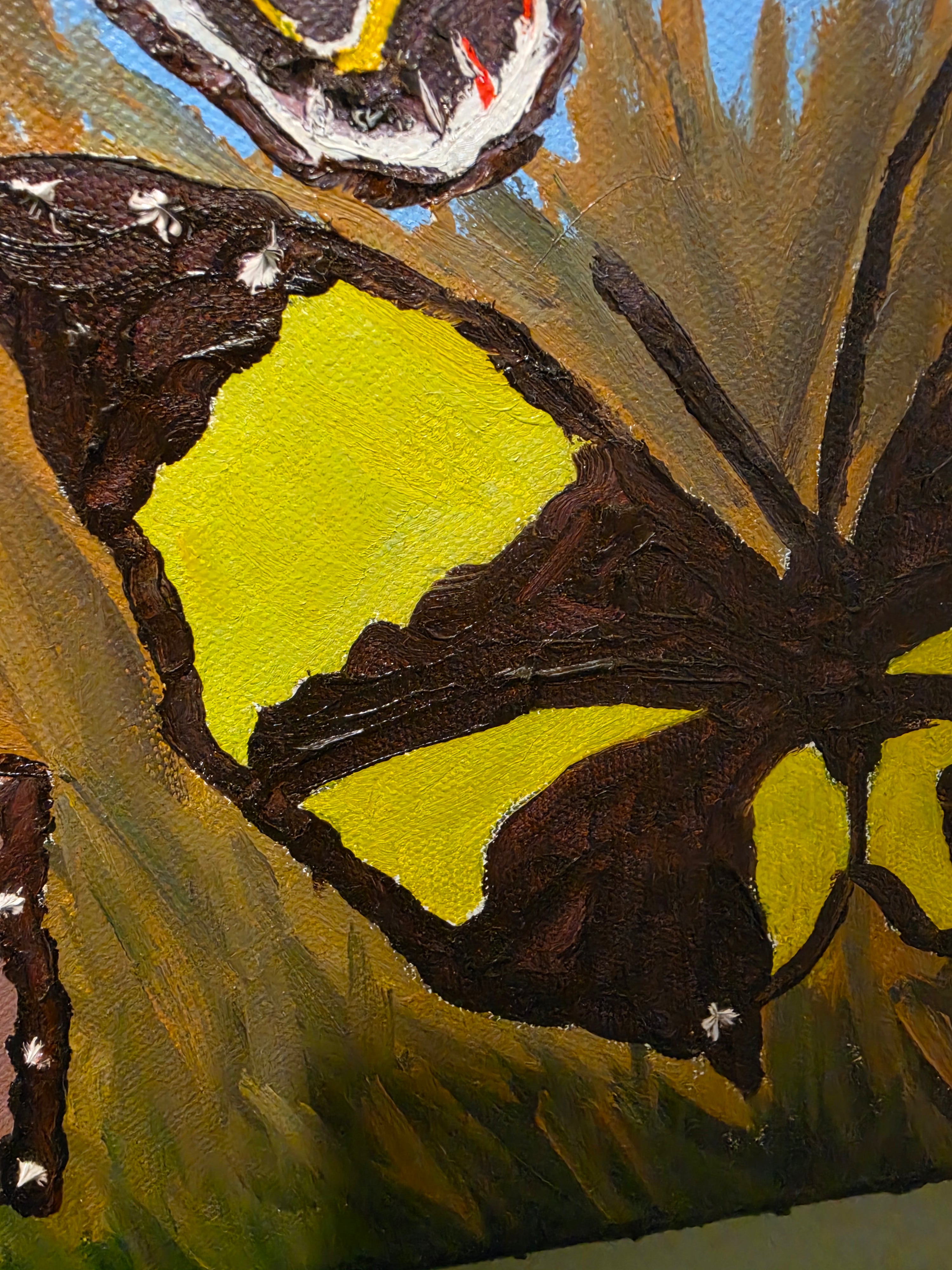 Butterfly Fly Summer 18x24 Oil on Canvas
