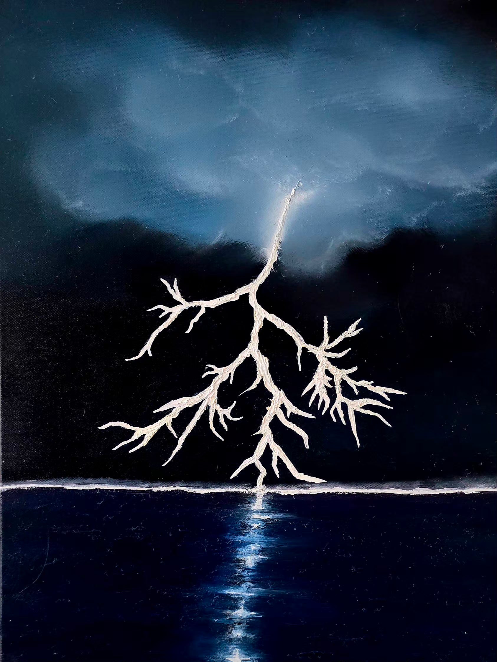 Strike Once 18x24 Oil on Canvas