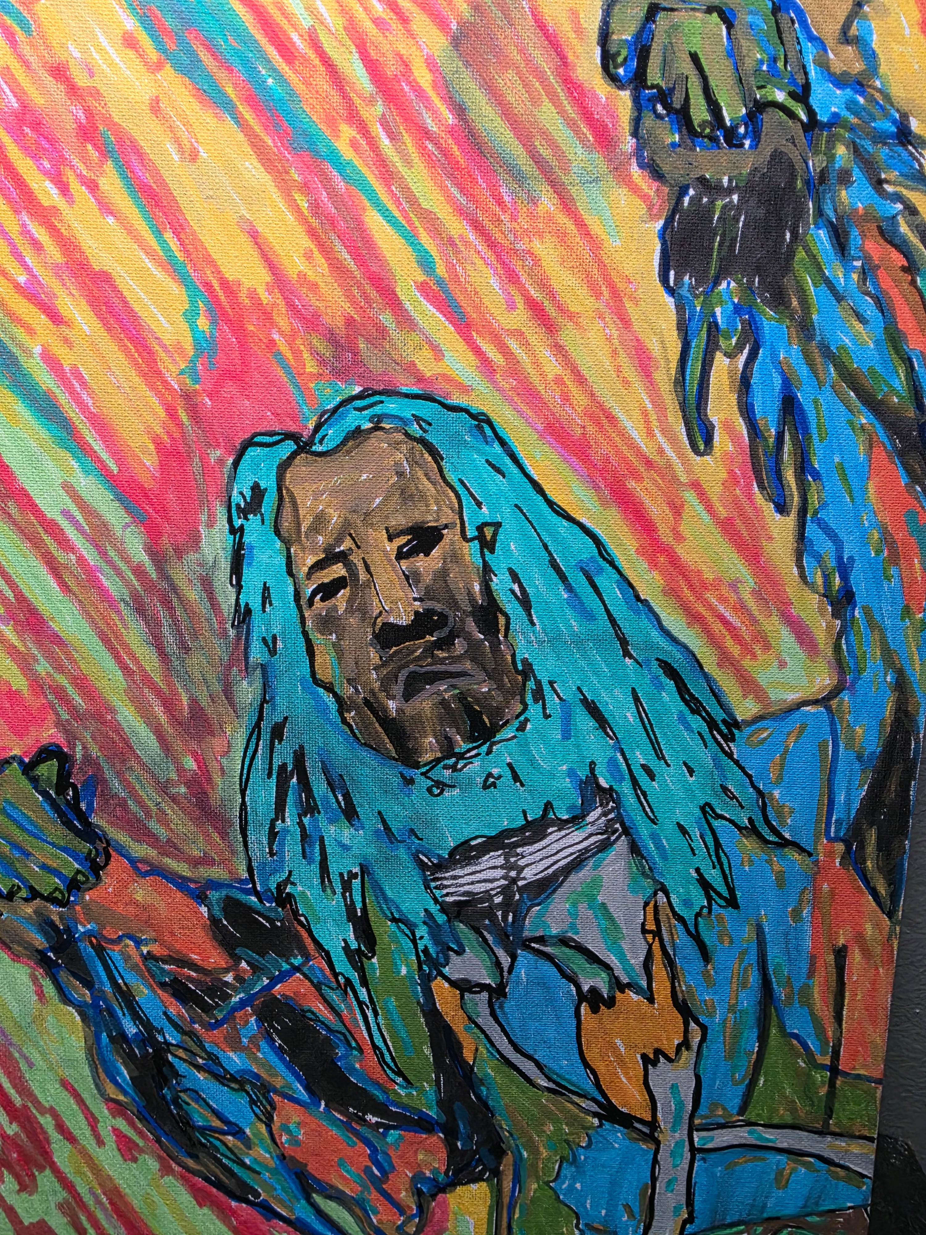 The Spirit Dance 12x16 Acrylic on Canvas board