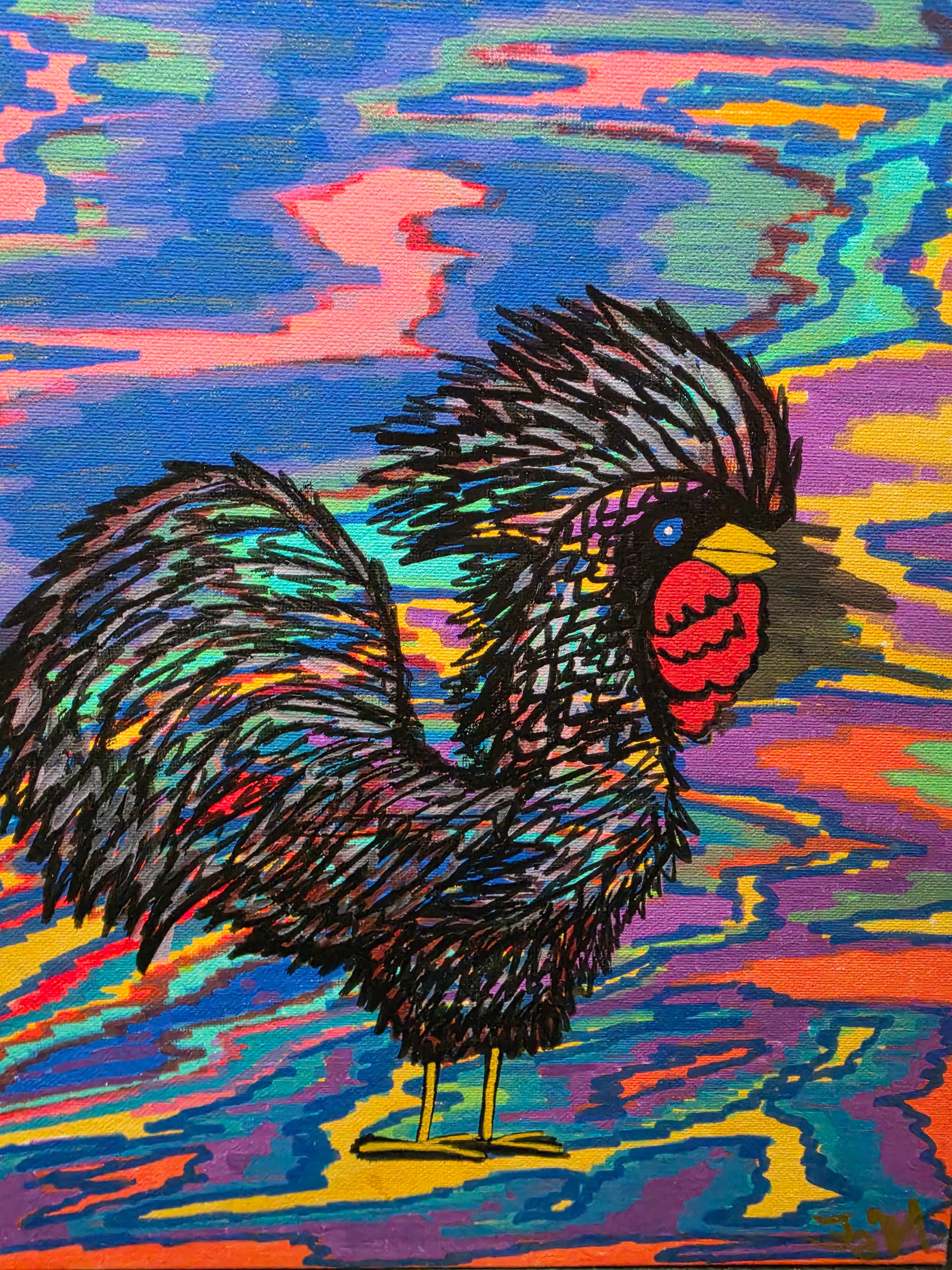 Party Rooster print