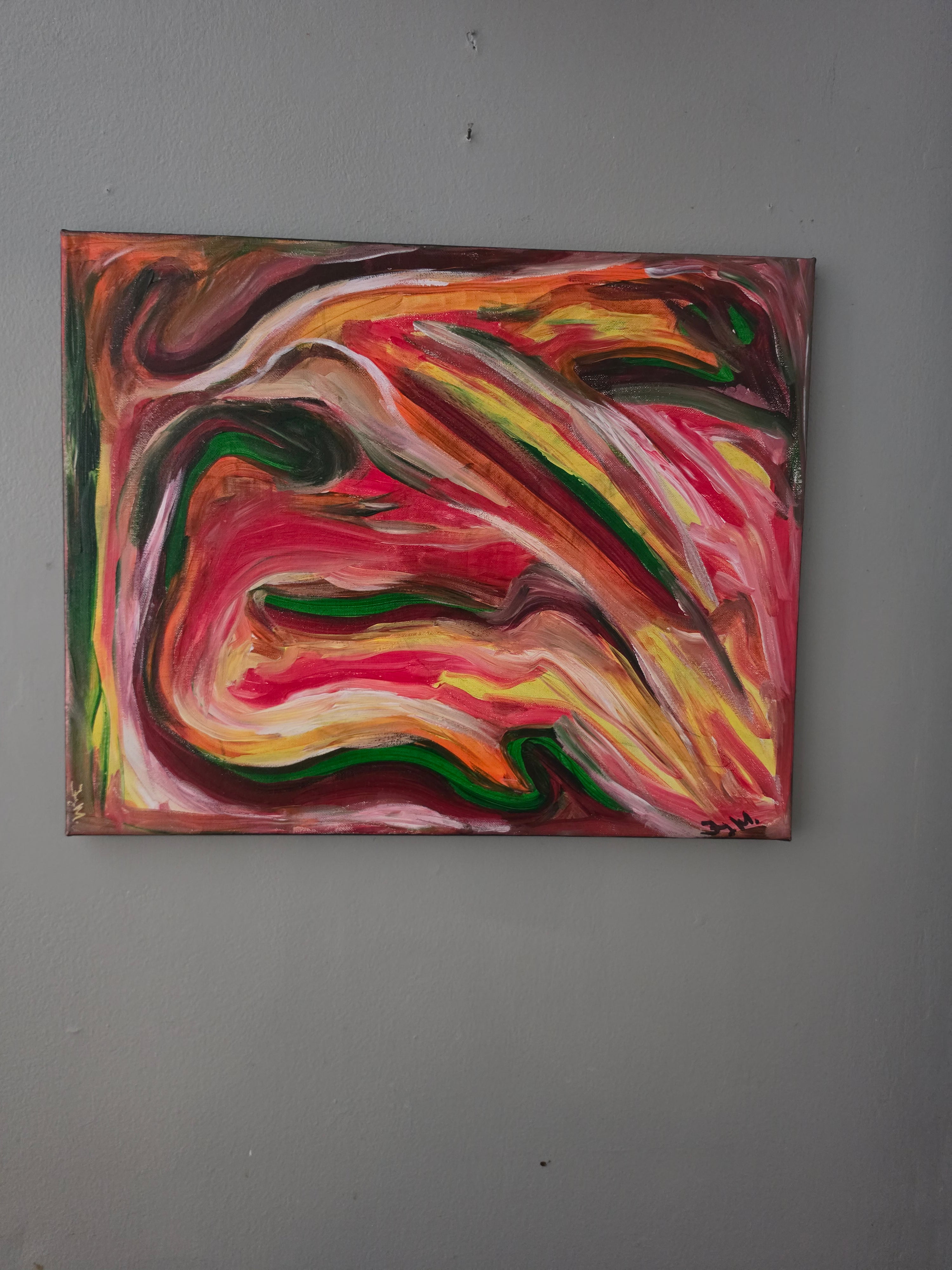 The Warpped Witch 16x20 Acrylic on Canvas