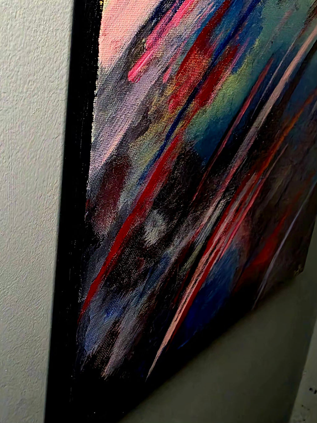 Fractured Velocity 16x20 Acrylic on Canvas