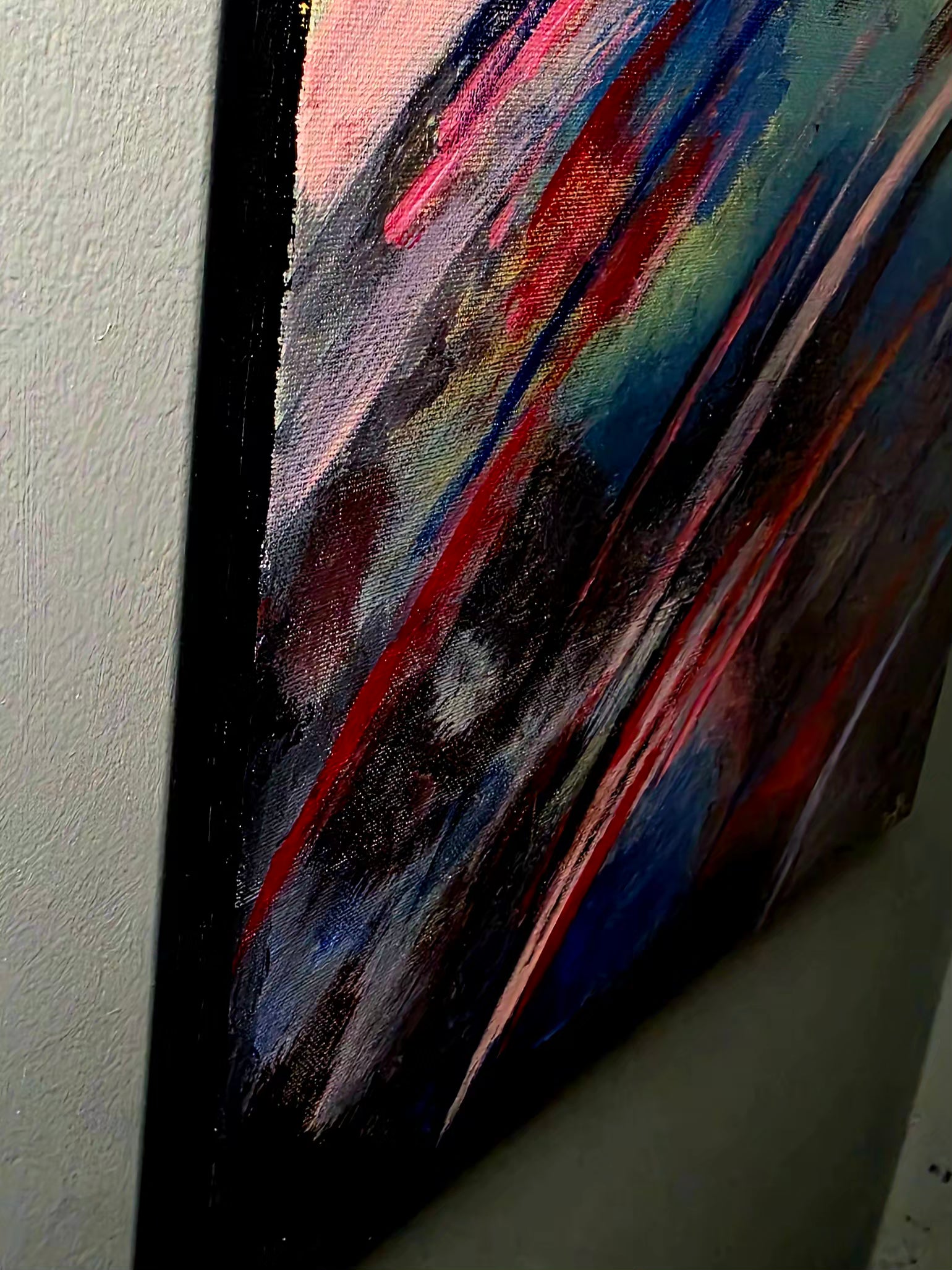 Fractured Velocity 16x20 Acrylic on Canvas