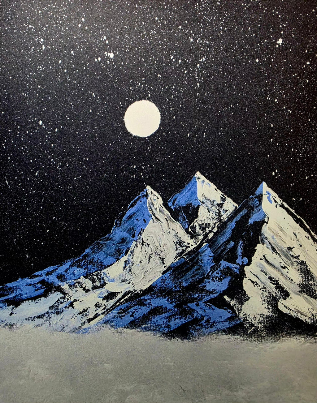 Midnight Mountain Prints