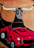 Long Horn Joy Ride print