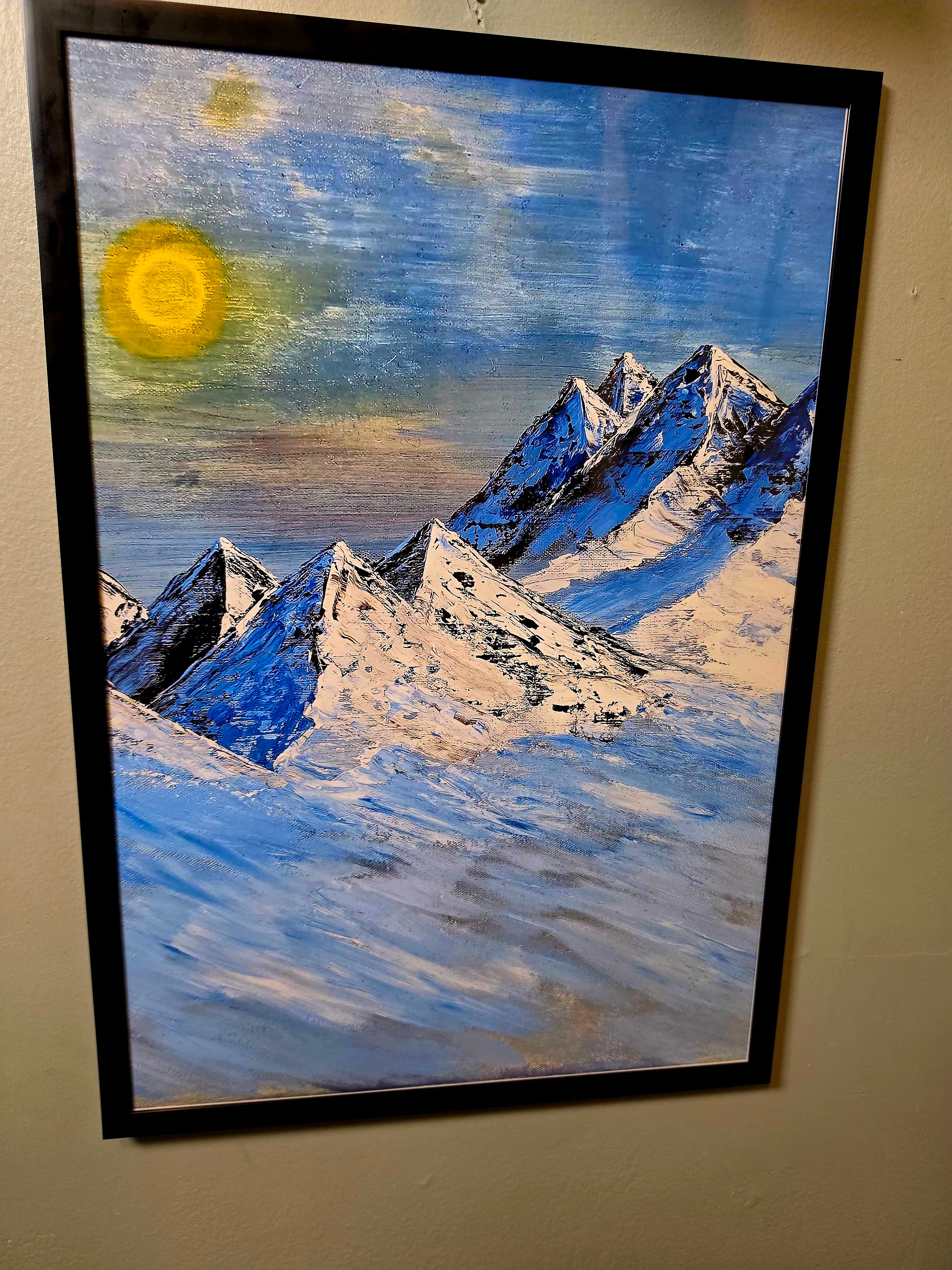 Frozen Peaks Print