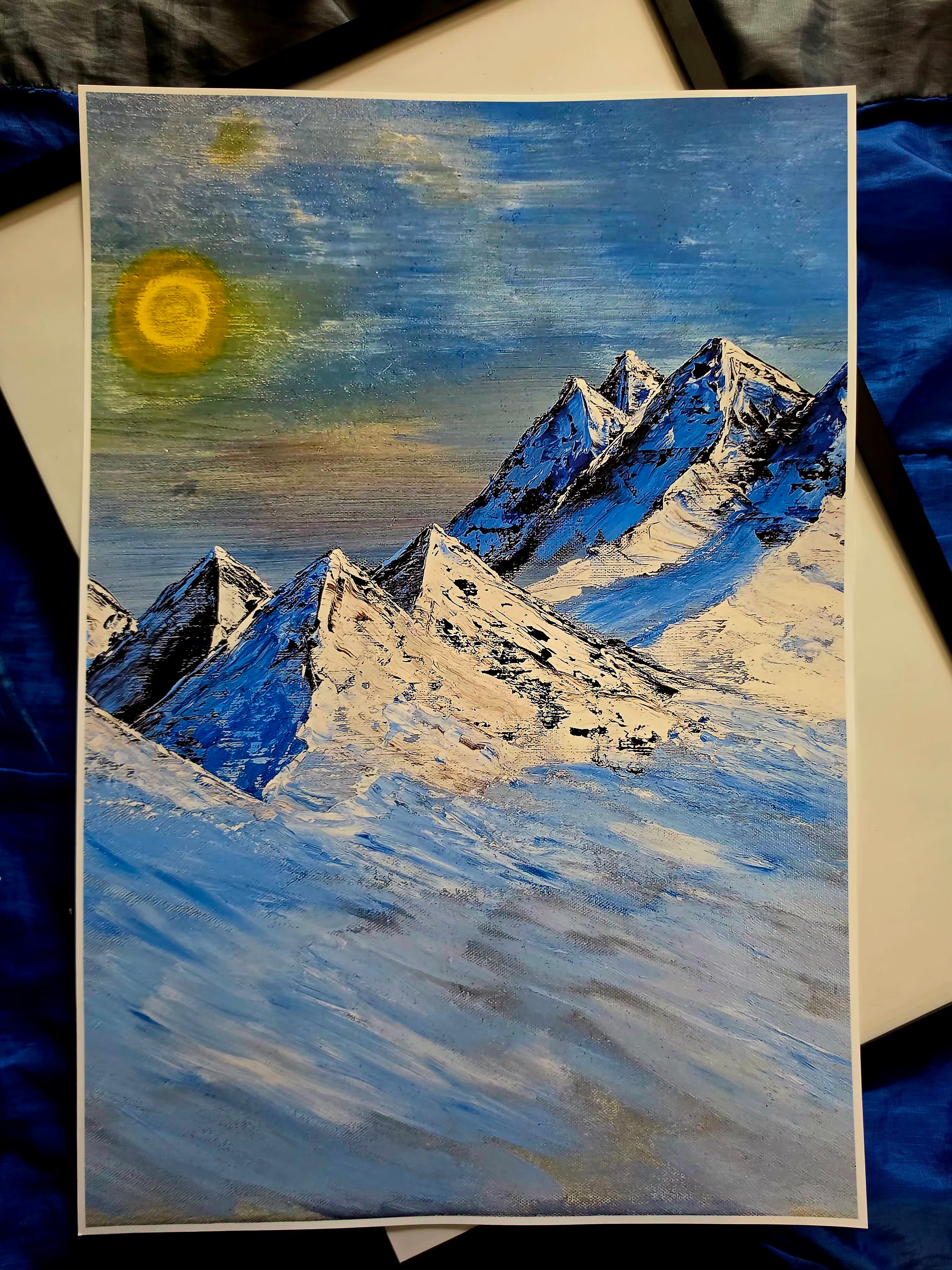 Frozen Peaks Print