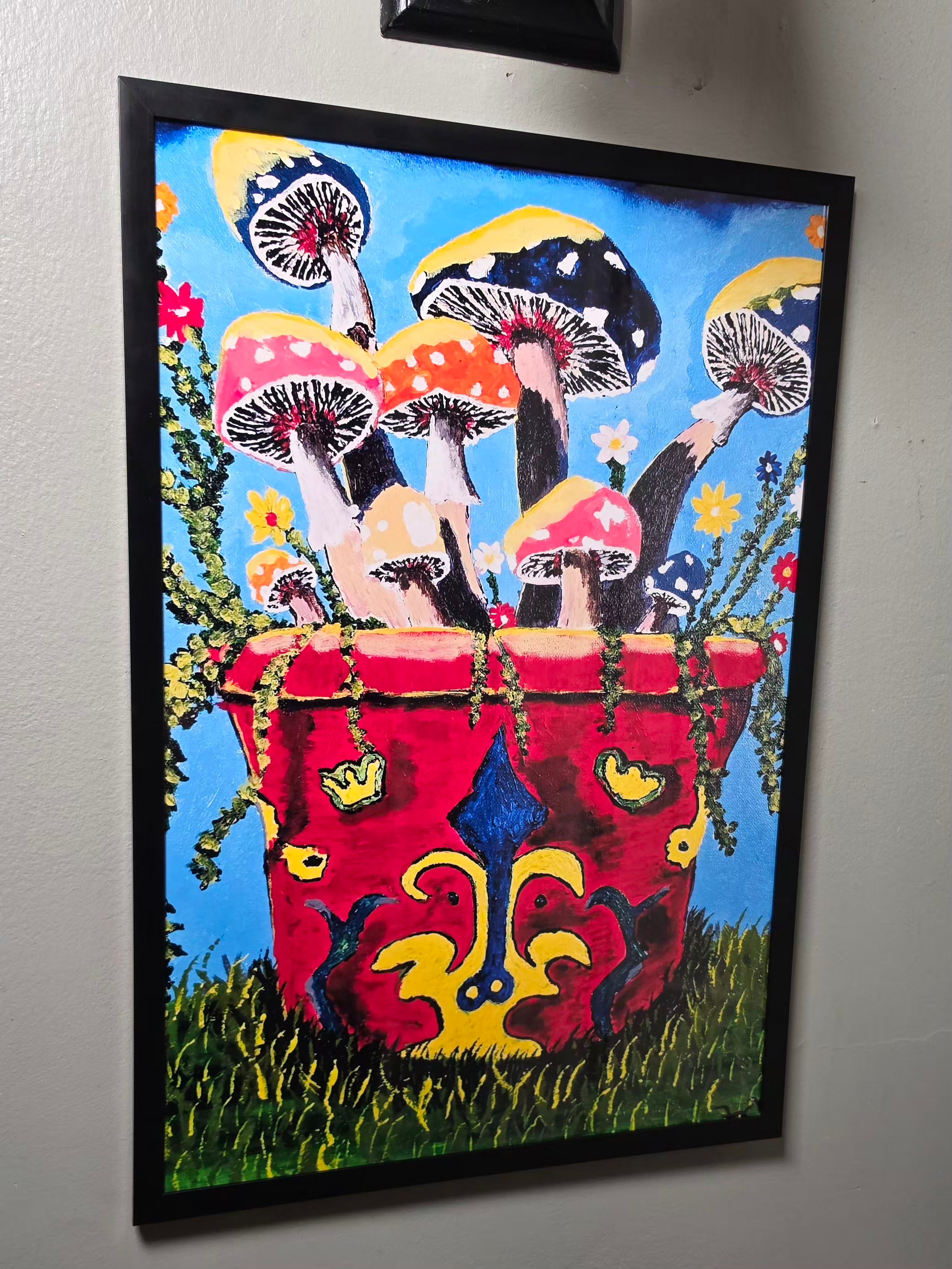 Mushroom Pot Print