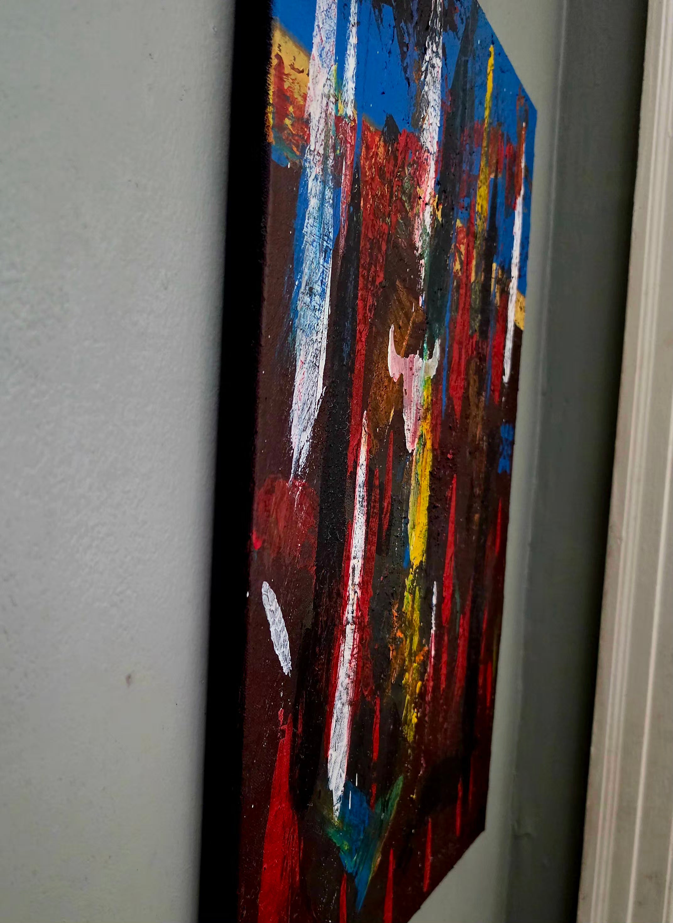 The Gathering 18x24 Oil&Acrylic on Canvas