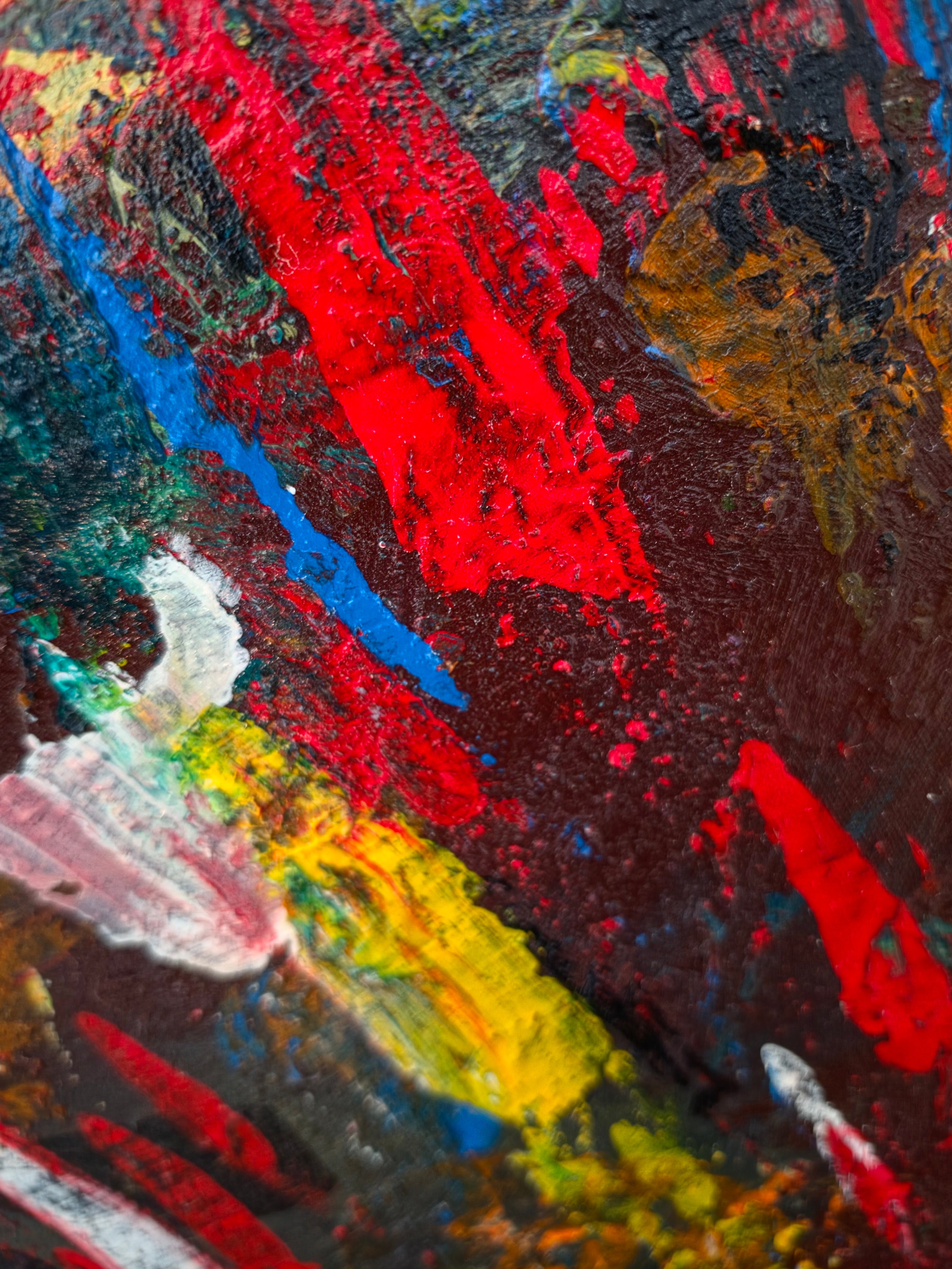 The Gathering 18x24 Oil&Acrylic on Canvas