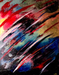 Fractured Velocity 16x20 Acrylic on Canvas