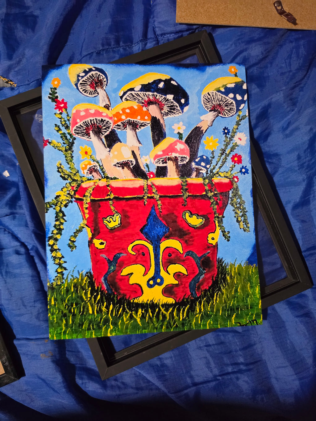 Mushroom Pot Print