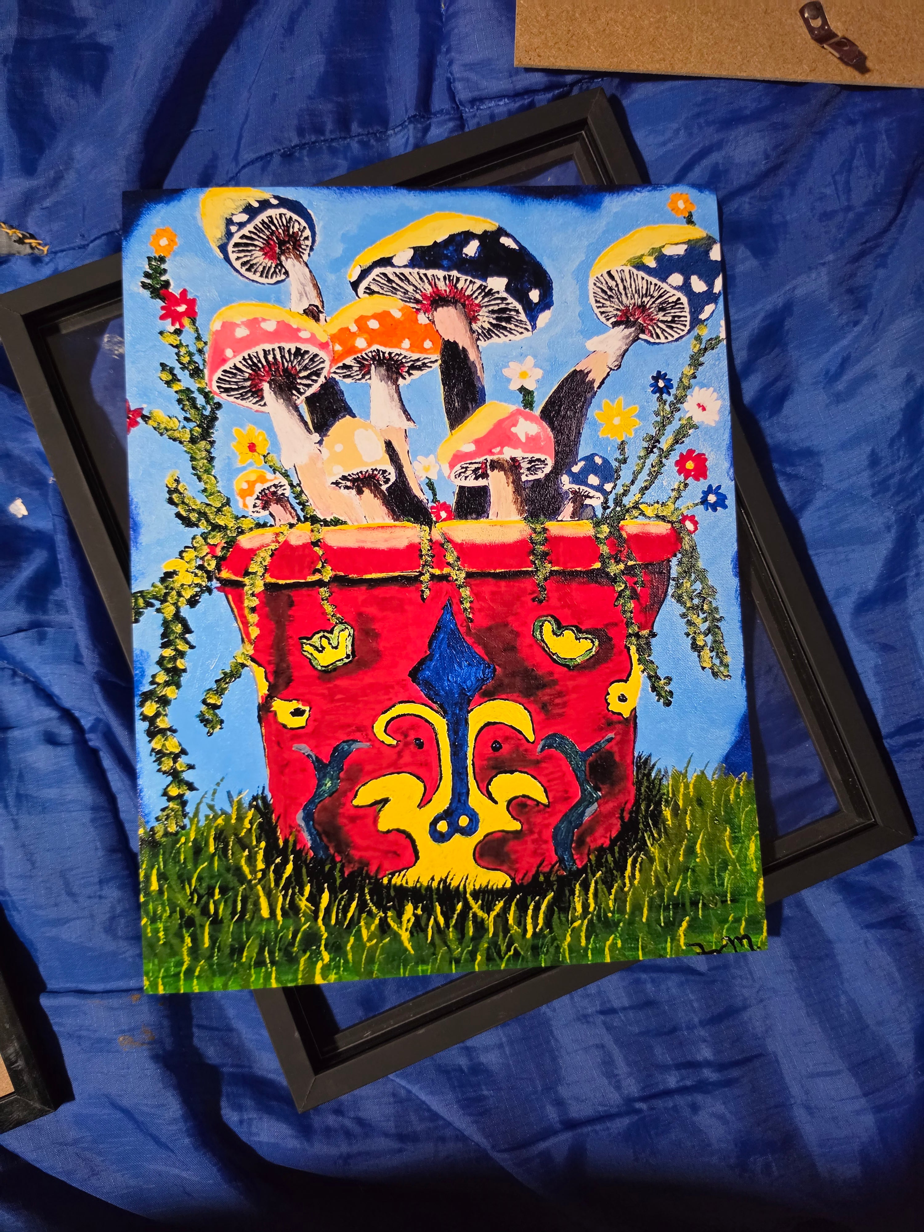 Mushroom Pot Print