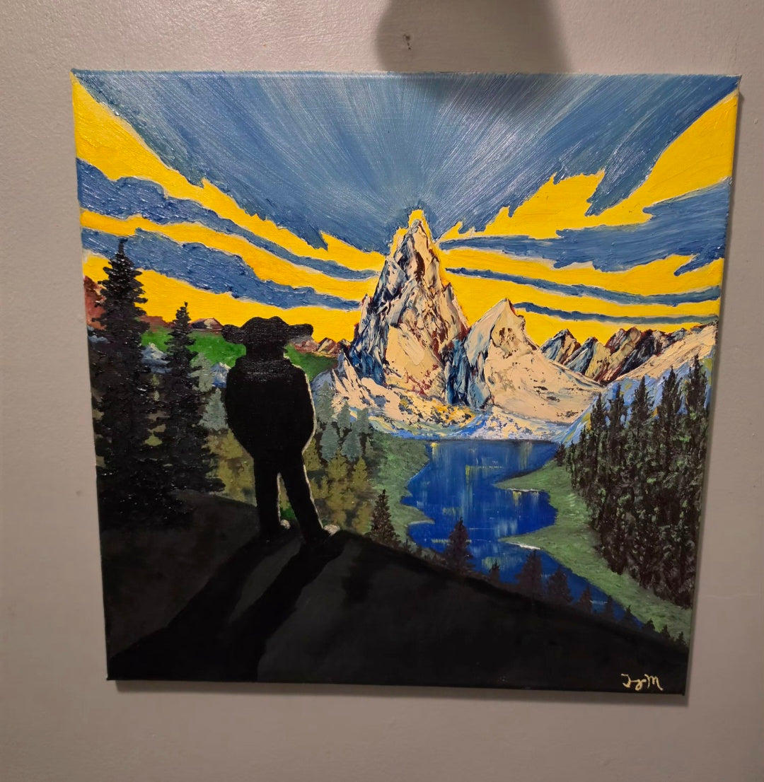 Elysium's Crossing 20x20 Oil on Canvas