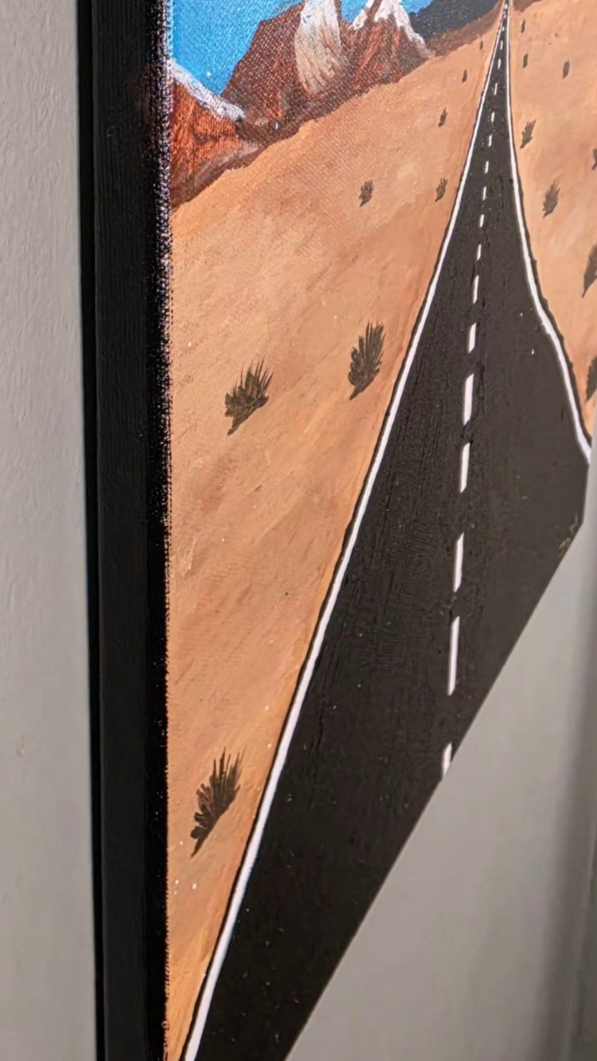 Take The Long Way 18x24 Acrylic on Canvas