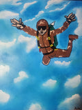 Just Jump 18x24 Oil on Canvas