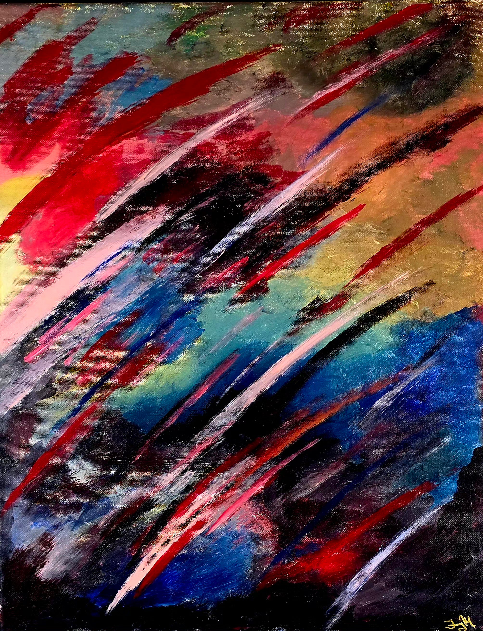 Fractured Velocity print